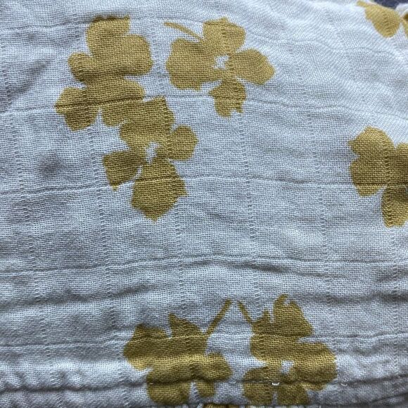 Madewell flutter sleeve floral wrap shirt top XS gauze - Picture 6 of 10